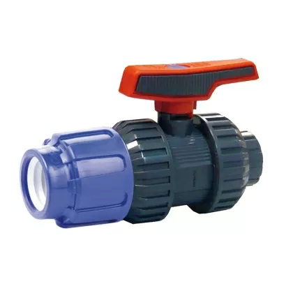 КРАН СФЕРИЧЕН Ф32*1“ PVC ЗА PE F CEPEX