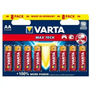 VARTA АЛКАЛНА БАТЕРИЯ УСИЛ. АА MAXI TECH 4+4 БР.