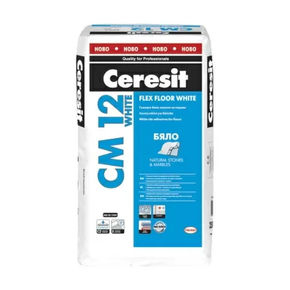 CERESIT CM 12 FLEX WHITE ЛЕПИЛО ЗА ПЛОЧКИ 25КГ.
