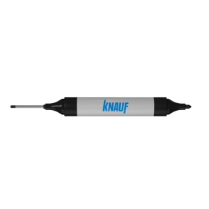 ПЕРМ.МАРКЕР ДВУСТР.ЧЕРЕН 1ММ KNAUF 838189