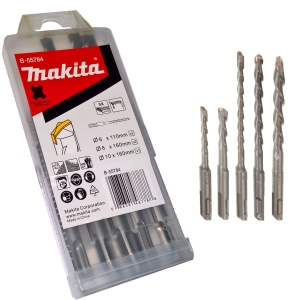 MAKITA B-55784 СВРЕДЛА К-КТ SDS-PLUS 5БР